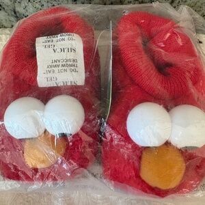 elmo slippers  childs.  size 3--4